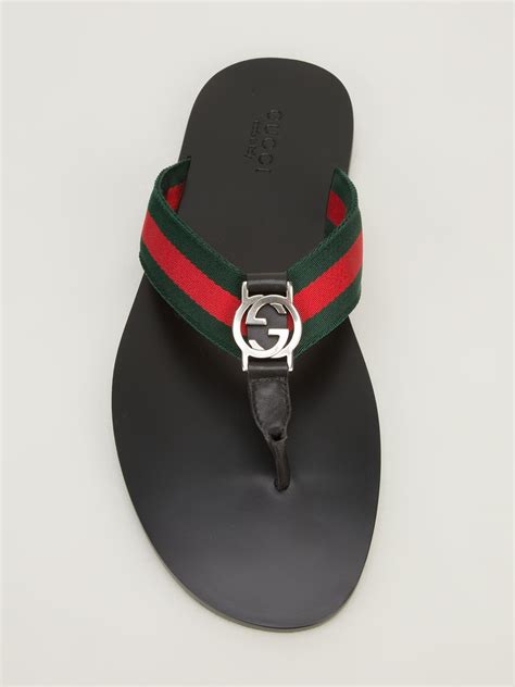 gucci flip flops hat|men Gucci slides size 10.